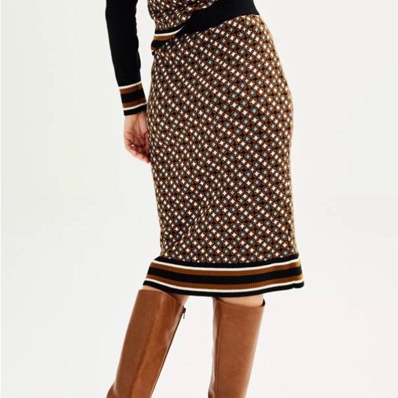 NEW Nine West Retro Sweater Skirt. XXL - Picture 2 of 8